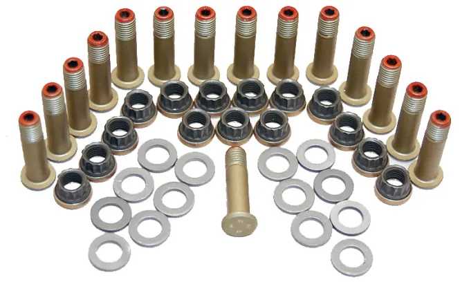 Titanium Wheel Center Pinch Bolt Kit
