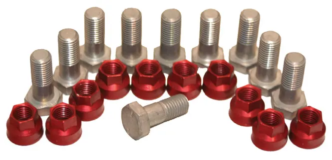 Aluminum Direct Mount Front Wheel Bolt Kit