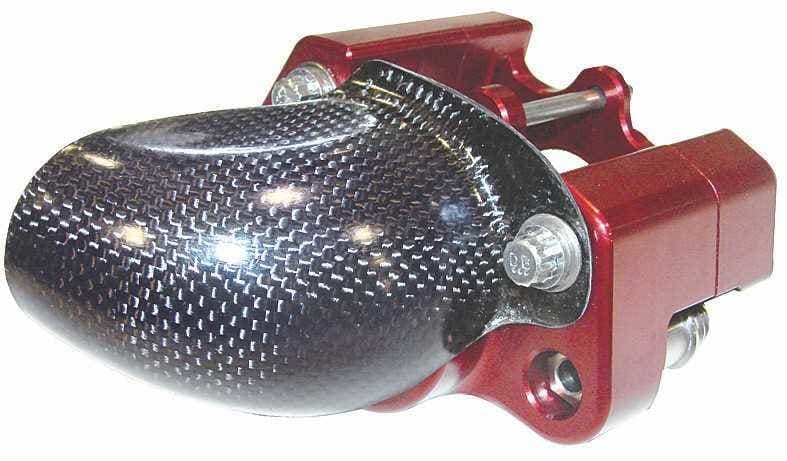 Carbon Fiber Left Front Brake Line Guard