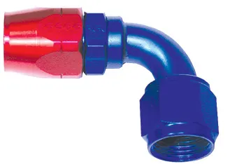 90 Degree Stainless Braided Swivel Hose End
