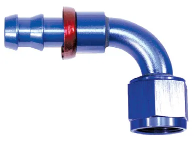 Push-On 90 Aluminum Hose Fitting