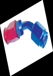 Reusable Teflon Hose Ends 45 Degree