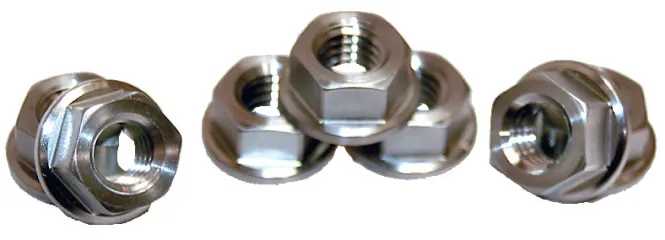 Titanium Front Hub Nuts