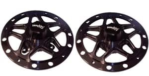 front hubs black