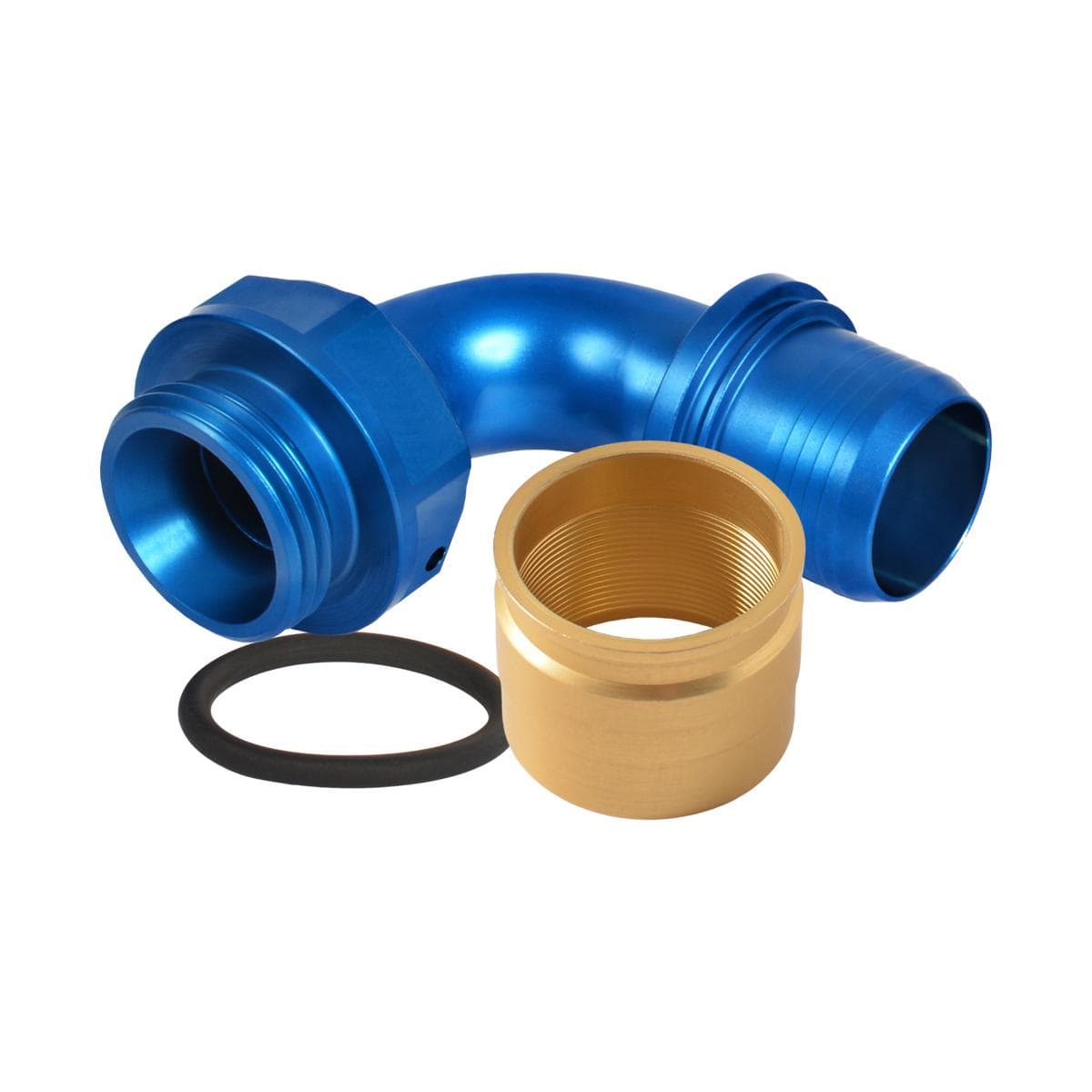 AC Crimp Fitting -08 -06 3/4" - AC-08-06-MX-90
