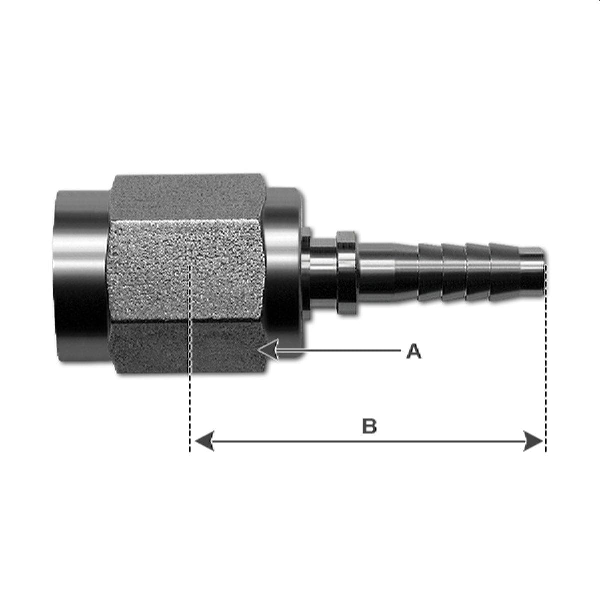 Smooth Bore Crimp Fitting -06