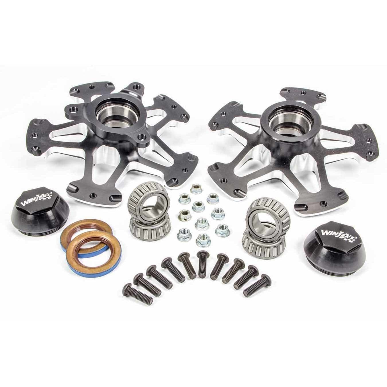 Trackstar 5 black front hubs