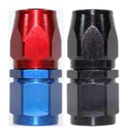 100 Series Straight Hose Ends -6 Black