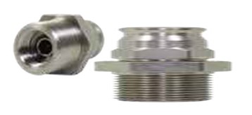 200 Series Female - Inverted Seat - 7/16"-24, 7/16"-20 -4 7/16"-24 OD: 5/8"-18