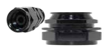 200 Series Female Swivel- Inverted Seat -3 Black M12 x 1.5