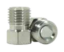 200 Series Male Tube Nuts - Stainless 3/8"-24