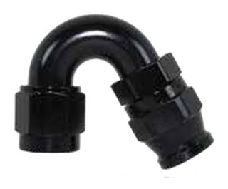 200 Series Reusable 150° Hose Ends -8 Black