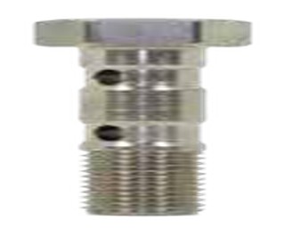 300 Series DBL Banjo Bolt - Steel M10 x 1.0 Ingle Banjo Bolt - Alloy Thread: 7/16"-20