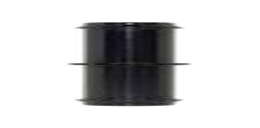 411 Series Straight Joiner Black Hose: 1/2"
