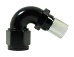 520 Series Crimp 120° Hose Ends -8 Swivel