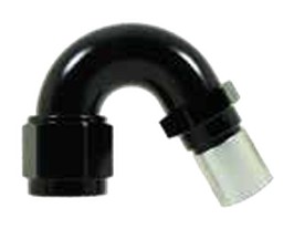 520 Series Crimp 150° Hose Ends -6 Swivel