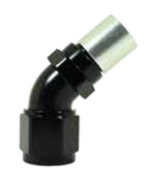 520 Series Crimp 45° Hose Ends -6 Solid