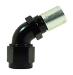 520 Series Crimp 60° Hose Ends -4 Swivel