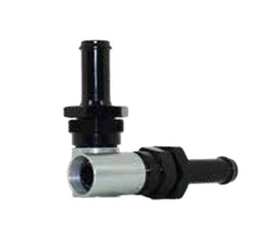 520 Series Crimp Hose End to Hose Tail Tail: 5/16"; Crimp: -6