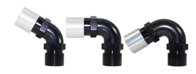 550 Series Clamshell Hose Ends -16 45°