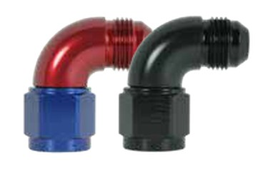 90° Female - Male (143-03) -6 Red/Blue