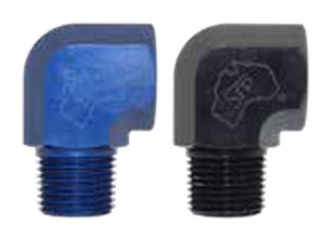 90° Female - Male (914-02) Blue NPT: 1/2"