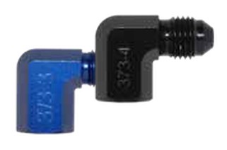 90° Gauge Adapters -3 Blue NPT: 1/8"