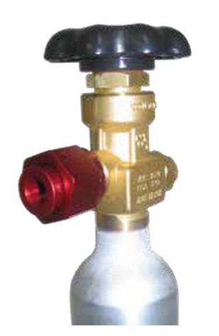 Air Bottle Adapter Red BSPP: 1/2"BSPP