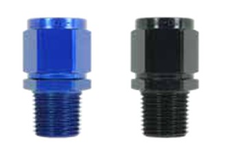 AN Female to NPT Male -6 Blue NPT: 3/8"