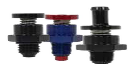 Blower Relief Valves Red/Blue 7/16"-20