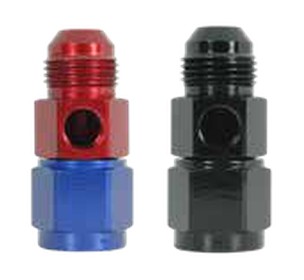 Female - Male 1/8"NPT Port -12 Red/Blue