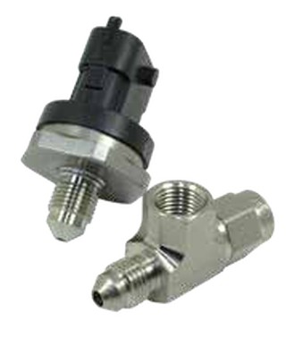 Female - Male M10 Port (140-03-M10) -6 Black Material: BLK Aluminium