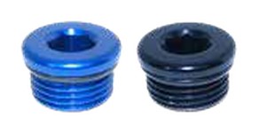 In Hex O-Ring Plug -6 Blue