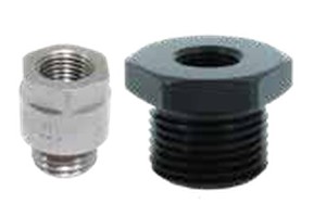 Metric Reducing Bush Black Male: M16 x 1.50; Female: 1/8"NPT