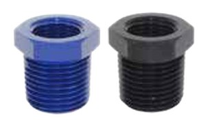 NPT Reducing Bush Blue Male: 1/2"; Female: 1/4"
