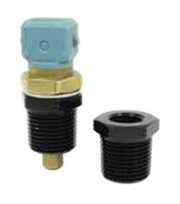 NPT to M12 Sensor Black Male: 3/8"NPT