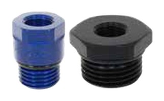 Port Reducing Bush (912-P06-02) Black Port: -6; Fem: 1/8"NPT