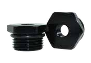 Port Reducing Bush (912-P06-M10) Black Port: -6; Fem: M10 x 1.0