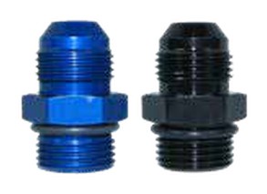 STR Male Port Adapters -4 Blue Port: -4