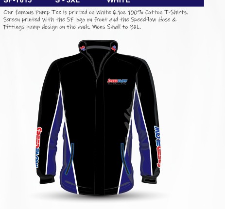 Team Jacket Black/Navy Www.Speedflow.Com.Au Www.Autoone.Com Utoone.Com.Au Utoone.Com.Au Www.Autoone.Com Aussie Made - EST.1983 Aussie Made - EST.1983 Aussie Made - EST.1983 Logo Tee Team Polo Team Jacket Size: Colour: Size: Colour: Size: Colour: Sf-T* S - 3XL Option Below SF-P22 S - 3XL Black / Navy SF-J22 S - 3XL