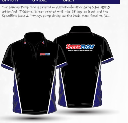 Team Polo S - 3XL Spec: BLACK / NAVY
